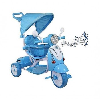 Triciclo  Scooter  Blu  -...