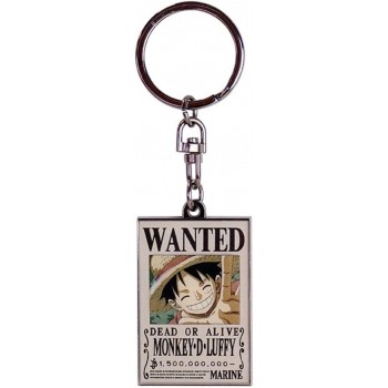 Portachiavi  Wanted  Luffy...