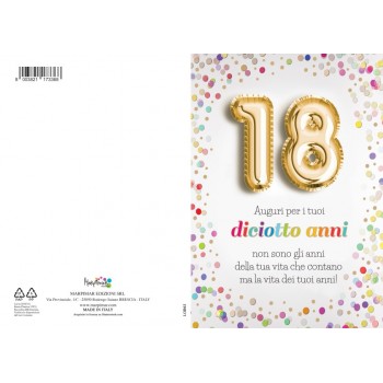 Biglietto  18  Anni  -Marpimar