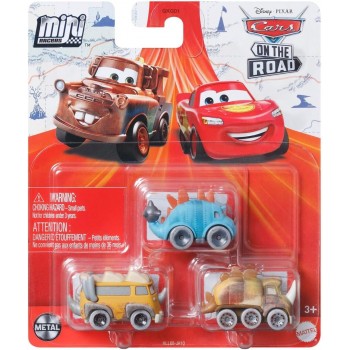 Set  3  Mini  Cars  -  Mattel