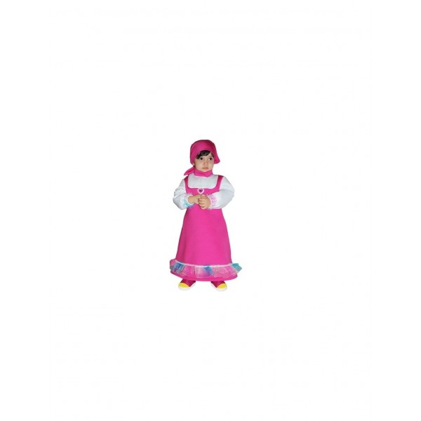 VESTITO COSTUME Maschera di CARNEVALE BIMBA Piccola Cuoricina - MASHA –