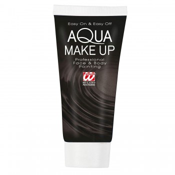 Aqua  Make-Up  Nero  -Widmann