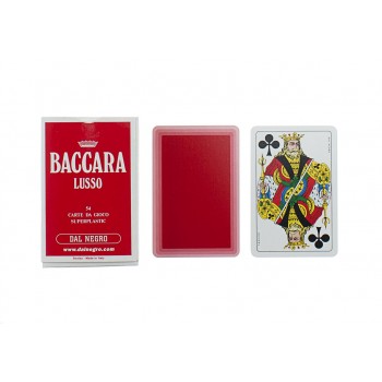 Carte Baccara Lusso Rosso -...
