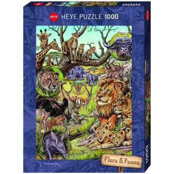 1000 pz Flora e Fauna - Heye