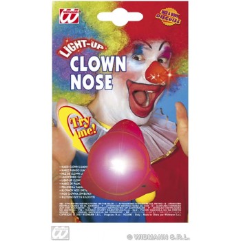 Naso Clown Luminoso - Widmann