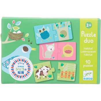 Puzzle Habitat - Djeco