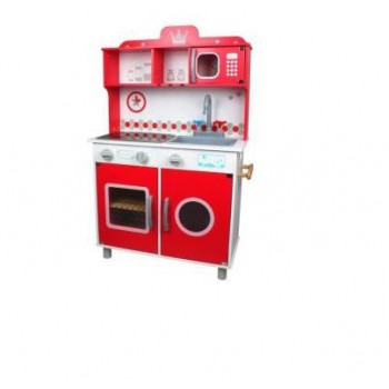 Cucina  Legno  Rossa  -  La...