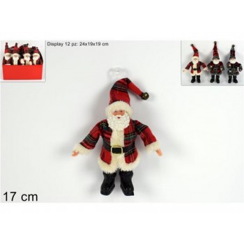 Babbo  Natale  17cm  Ass...