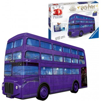 Puzzle  3D  Night  Bus...