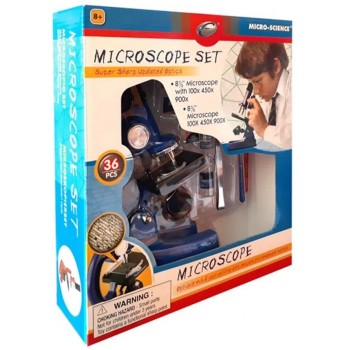 Set  Microscopio  100 450...