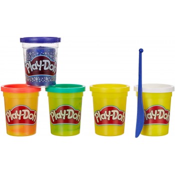 Vasetti  4 + 1  Playdoh-...