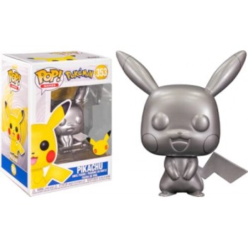 Pikachu  Silver  -  Funko