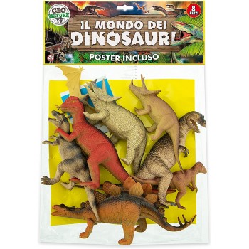 Busta  Dinosauri  8  Pz  -...