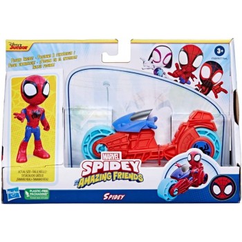 Spidey  con  Moto  -  Hasbro