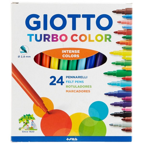 Pennarelli Giotto Turbo Color 24 pz. - Fila