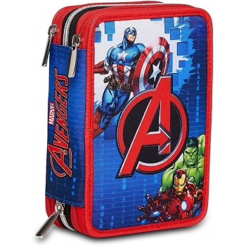 Astuccio  3  Zip  Avengers...