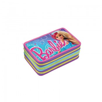Astuccio  3  Zip  Barbie  -...