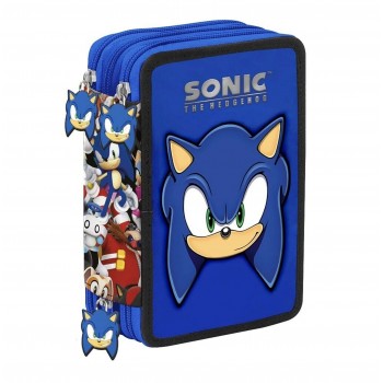 Astuccio  3  Zip  Sonic  -...