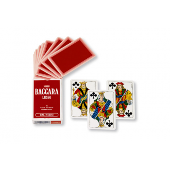 Carte Baccara Lusso Rosso -...