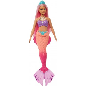 Barbie  Sirena  Rosa  -...