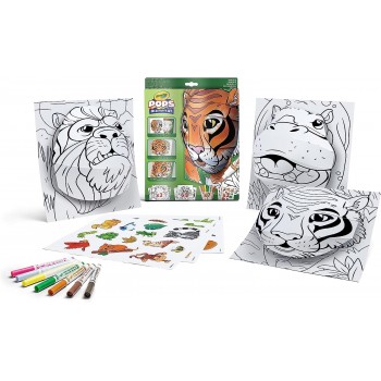 Tiger Tribe Set per Imparare a Disegnare, Animali - Include 2