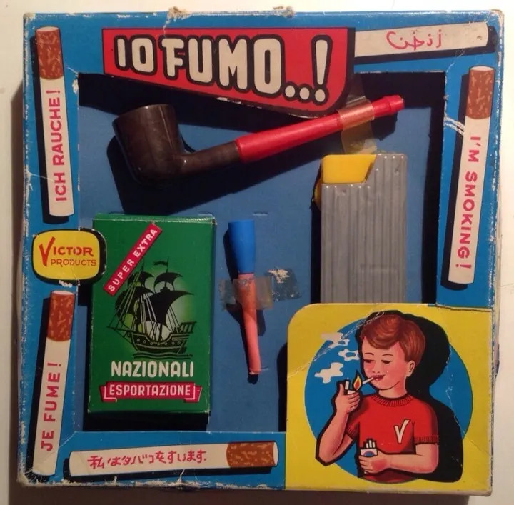 Io fumo! un giocattolo che doveva insegnare ai bambini a fumare